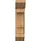 Ekena Millwork Balboa Slat Smooth Bracket w/ Offset Brace, Western Red Cedar, 7 1/2"W x 20"D x 32"H BKT0806X20X32BOA06SWR - alternate 2